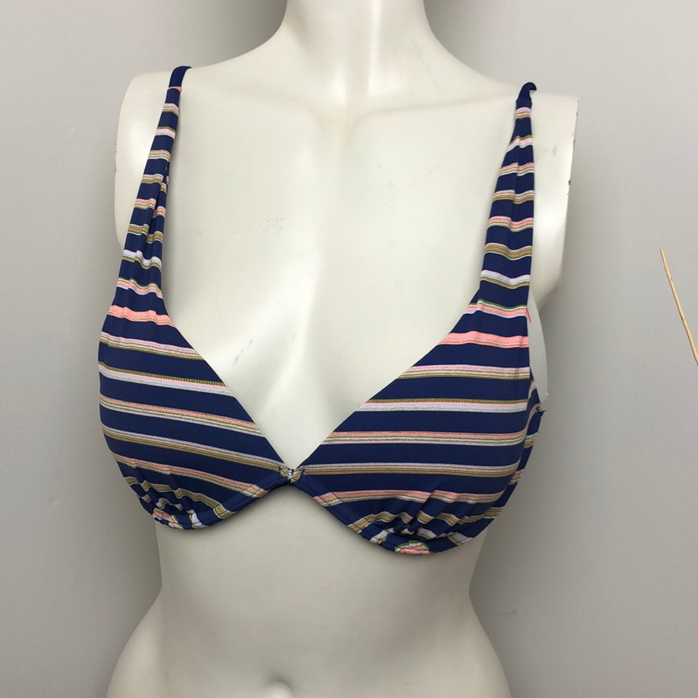 Liv Love Swim Navy Marine Bikini Top Size S